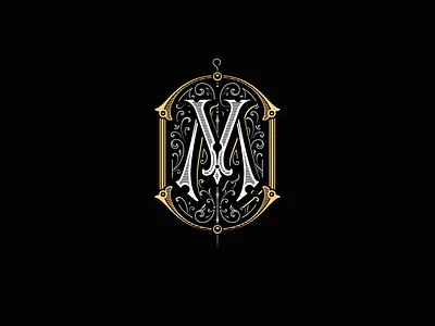 Monogram for Merlins Tattoo studio