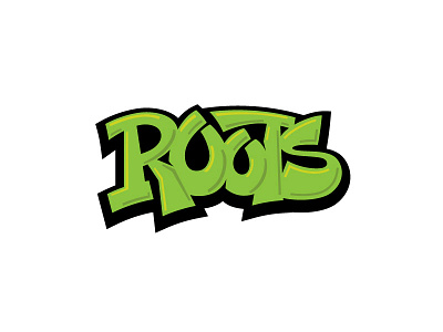 Roots custom lettering custom type graffiti hand lettering lettering