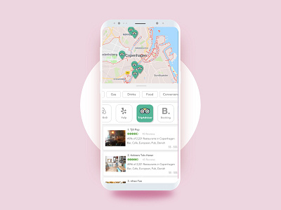 @maryycho app minimal mobile travel ui