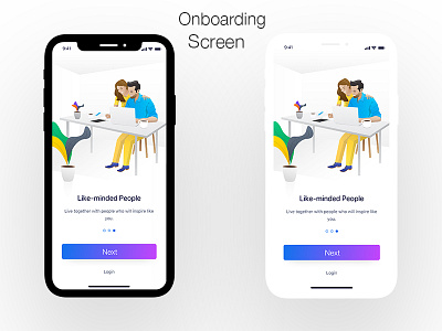 Onboardding Screen 3 brand identity illustration ui userinterface