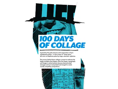 Paper Cuts analog collage collage typography wip