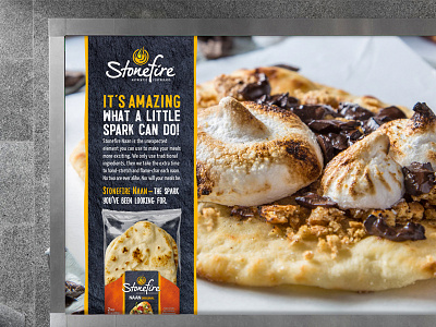 Stonefire advertise billboard branding design food graphic iconography illustration kochersperger mike kochersperger poster type