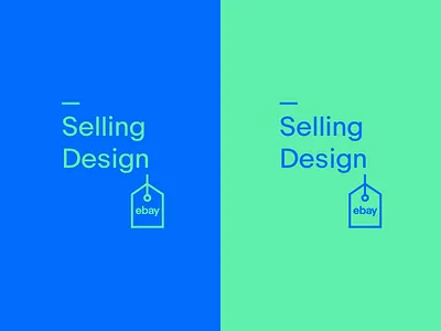 Ebay Selling Design Logo blue brand branding colorful colorful logo green illustration logo simple simple logo tag