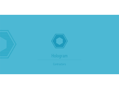 Hologram Logo branding companybranding logo