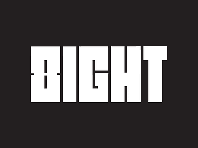8ight logo logo design typogaphy vector