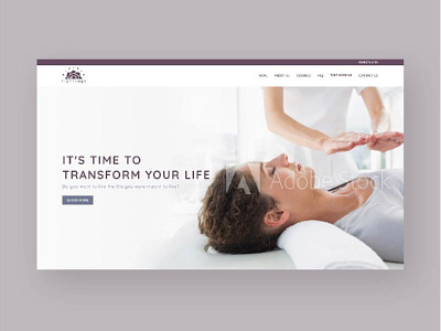 Lightrays Website Re-Design reiki website webdesign webdesigner website design website designer websitedesign