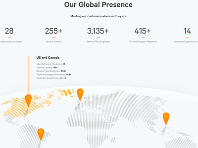 Interactive map map stats web