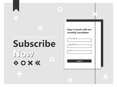 Daily UI 026 - Subscribe! adobe xd dailyui