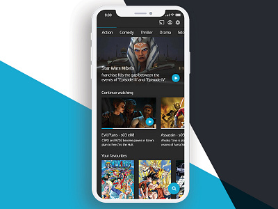 DailyUI - 025 - TV App daily ui mobile app tv app ui design