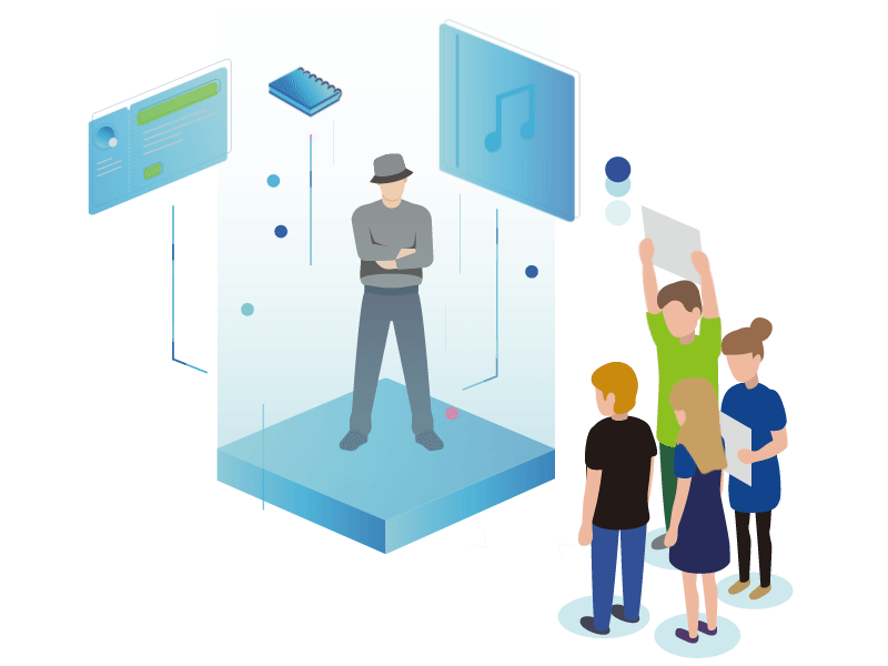 Issuance Of Token after effects animation design illustration interactive mg motion graphic muzeum