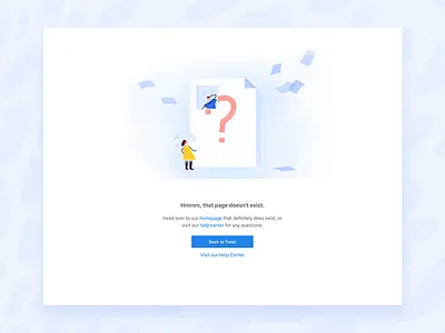 404 Error not found calm design editorial illustration life peaceful productivity teamwork twist ui web