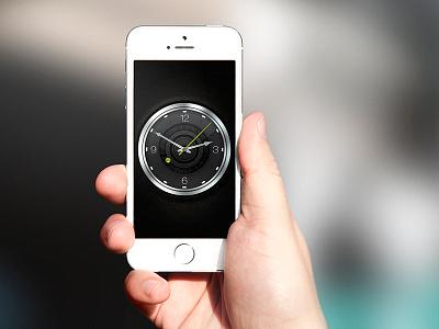 Clock app design illustration ui ux