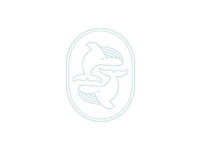 Whale Logo blue design elegant logo minimal minimalist ocean sea whale