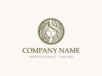 Beauty Logo art beauty branding identity line logo women