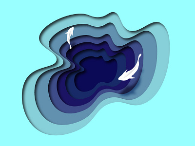 fish Pond fish fish pond material paper pond water