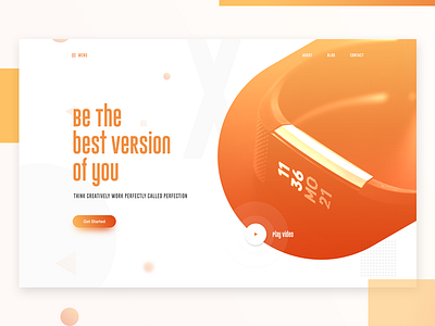 Header Exploration colors experimental gradient interaction typography ui ux visual design