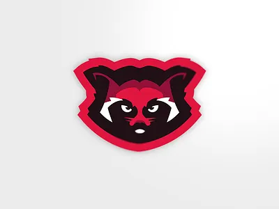 Raccoon branding design e sports illustration logo mascot mascot logo raccoon white