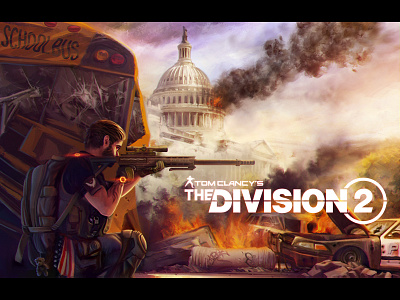 Division 2 fun art artua car character character design design division fun art game game art game design gun human illustration soldier weapon