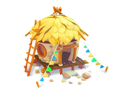 Hut 3d game gameart illustration