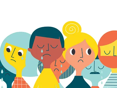 Sad children childrens book cry illustration kids sad sin tears