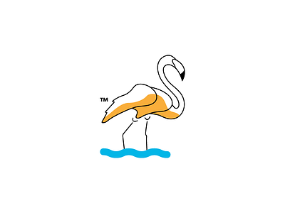 Flamingo Minimal logo animal animal art flamingo flamingos icon identity logo minimal