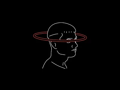 Halo boston manor clean custom design graphic illustrate illustration monoline music