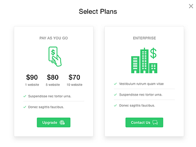 Modal pricing pricing plan