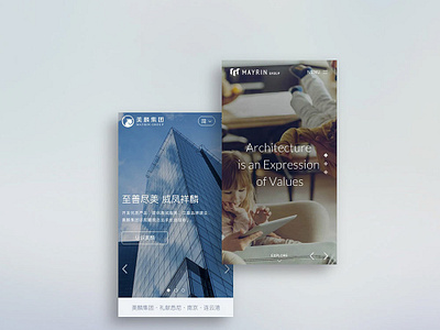 Mayrin Group Website Design design ui web