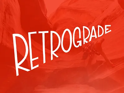 Retrograde - James Blake art design graphic design hand lettering ipadpro james blake lettering orange procreate retrograde typography