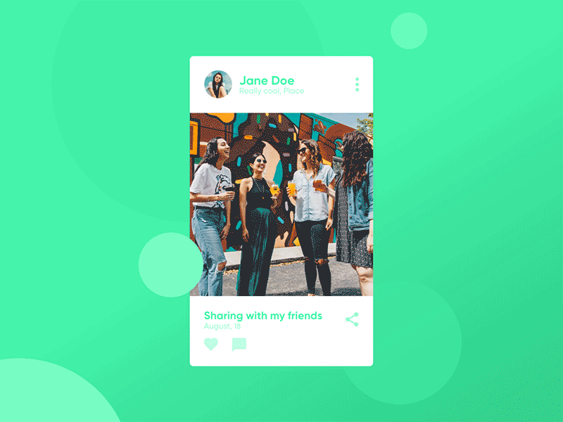 Daily UI Challenge 10 - Social Share 100daychallenge dailyui ui uidesign