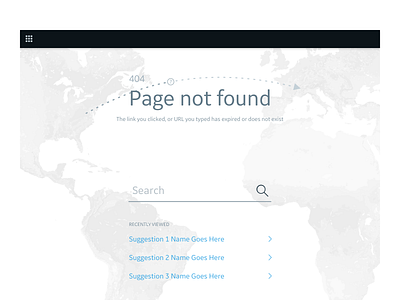 DailyUI - 008 - 404 Page 404 dailyui design error layout navigation system feedback typography ui ux wayfinding