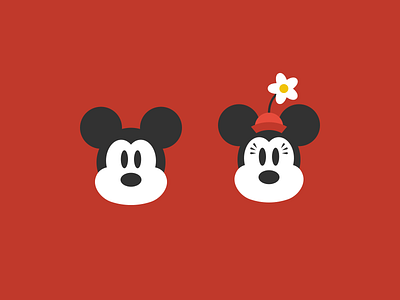 Mickey + Minnie disney icon mickey mouse minnie mouse