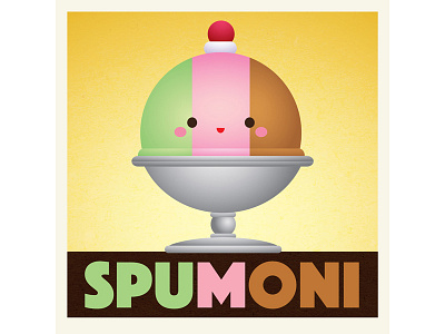Spumoni character design cute illustration jerrod maruyama jmaruyama kawaii spumoni