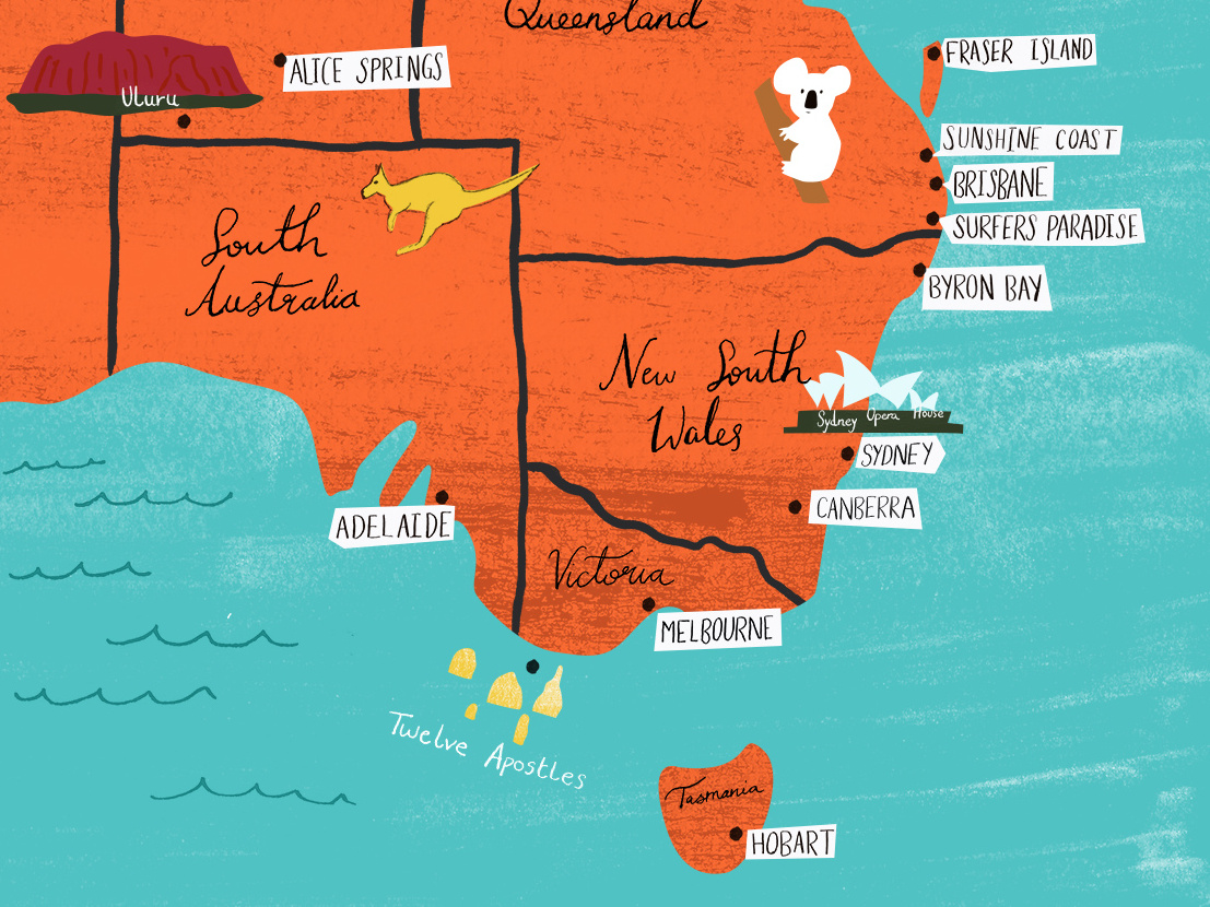 Example of Illustrated Map