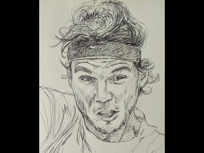 Rafa illustration portrait