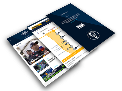 Fox Sports App app branding design icon illustration mobile sports sports betting typography ui ux