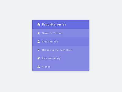 Daily UI - Dropdown dailyui design dropdown flat menu series ui ux web