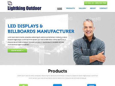Lightking Outdoor - Homepage Inspiration home layout homepage homepage design homepage inspiration mravinash