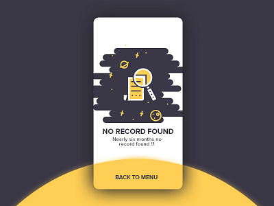 No Record Found 😒 design e commerce empty error found icon illustration menu mobile app no data no record no record found record search searching trendy ui ux