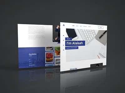 Portfolio Website mockup portfolio design web design
