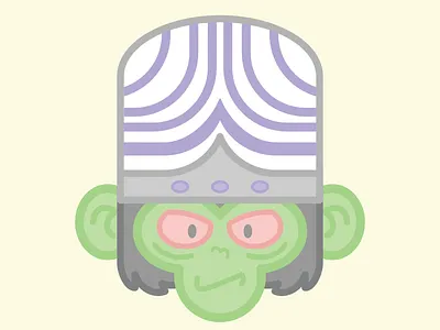 PPG Villains : Mojo Jojo cartoon cartoon network character cute graphics illustration kawaii mojo jojo pastel tv show vector