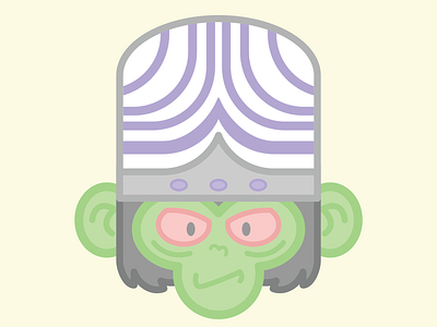 PPG Villains : Mojo Jojo cartoon cartoon network character cute graphics illustration kawaii mojo jojo pastel tv show vector