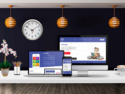 Exam web aplication app branding design graphic icon logo mockup ui ux