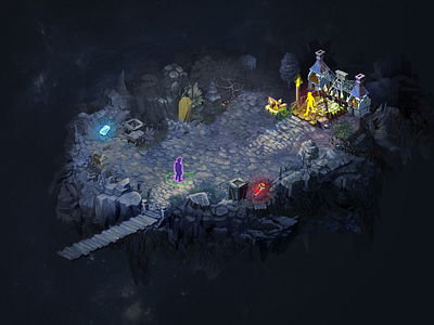 Game location Environment isometric characters environment game health island isometric level location player