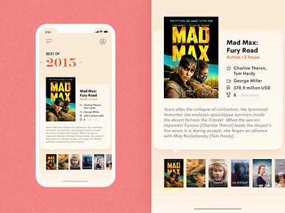 Daily Ui 63 | Best Of 2015 2015 best challenge daily ui movie ui