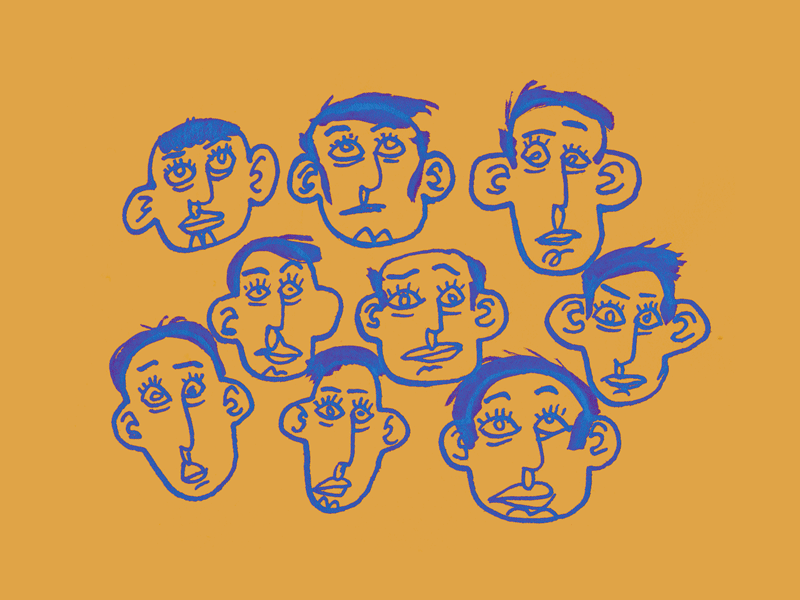 The Blinking Señores animation art drawing freetime illustration