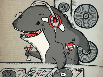 Orca animal art commissioned djing djs illustration killer whale orca pen and ink tattoo