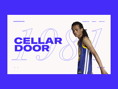 EUROSTEP/83 blue bodoni design eshop gt america nike psd slider typography ui ux webdesign