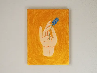 Consider the bluebonnets austin bluebonnet hand icon iconography lilly texas tx