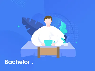 Single Man design flat illustration ui ux